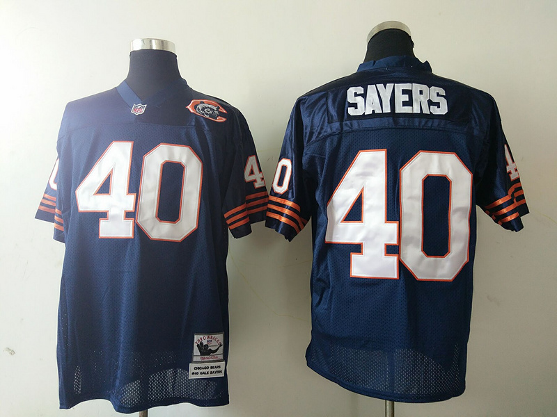 Men's Chicago Bears Gale Sayers Mitchell & Ness Navy Legacy Jersey